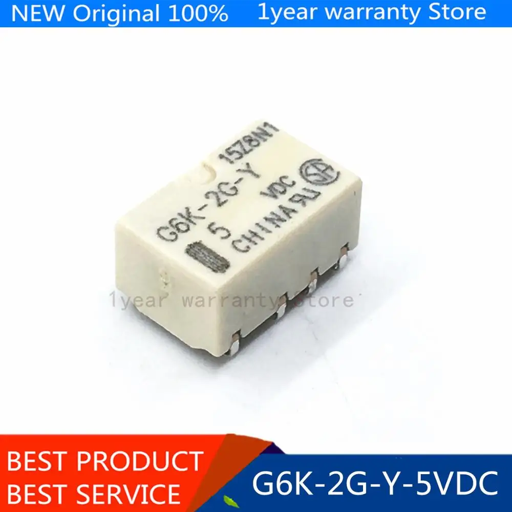 

(10PCS) original G6K-2G-Y-5V G6K-2G-Y-DC5V G6K-2G-Y-5VDC relay
