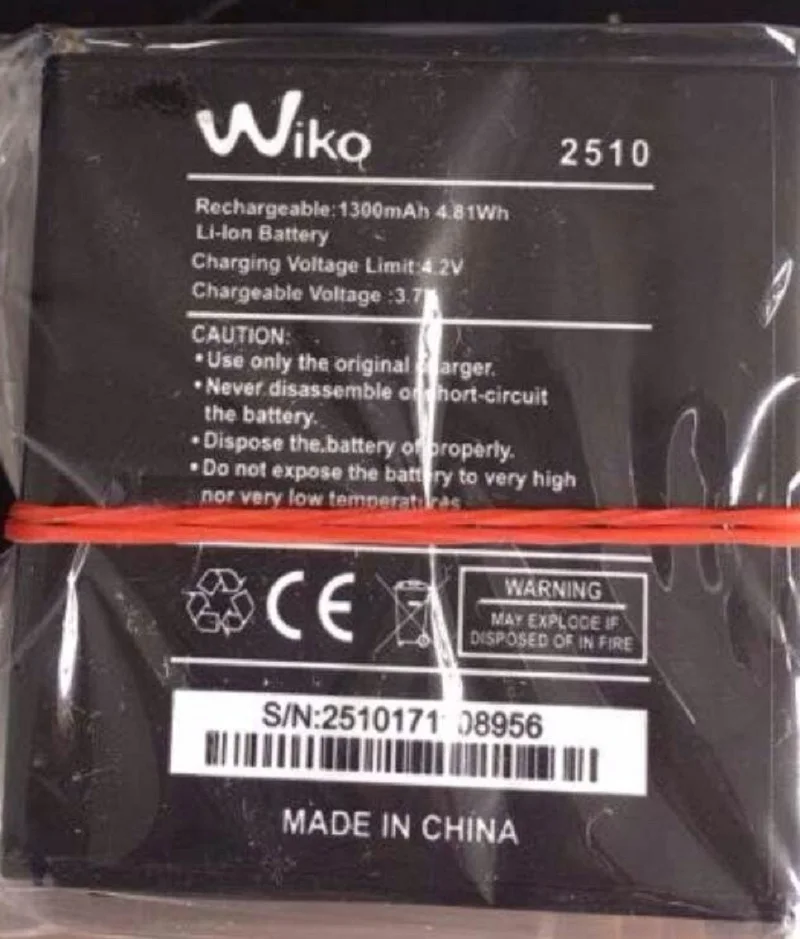Wiko Sunny2 1300 мАч мобильный Замена литий ионный полимерный Батарея Bateria для Солнечный