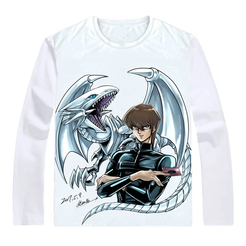 Style 14 Kaiba сэто Кайба футболка Duel Monsters Yuu Gi Ou Yu-Gi-Oh King of Games футболка Повседневная Винтажная футболка футболки с длинными рукавами и принтом - Цвет: Style 14