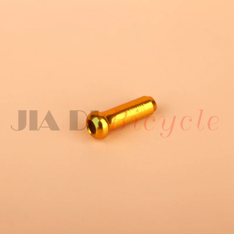 Gold 50Pcs MUQZI 50 шт. велосипедный тормоз переключатель переключения передач внутренний кабель заглушки 6 цветов подходит для всех тормозов и переключателей - Цвет: Gold 50Pcs