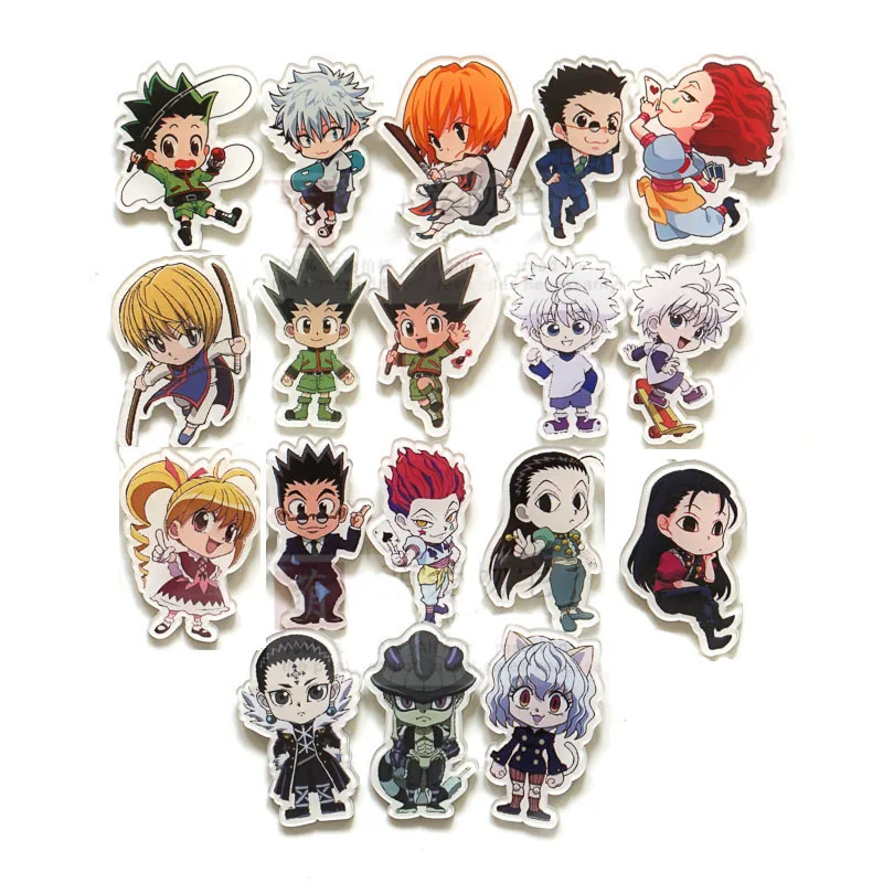 Оригинальная японская аниме фигурка HUNTER x значок из ПВХ фриксс/Killua Zoldyck/Kurapika/Leorio