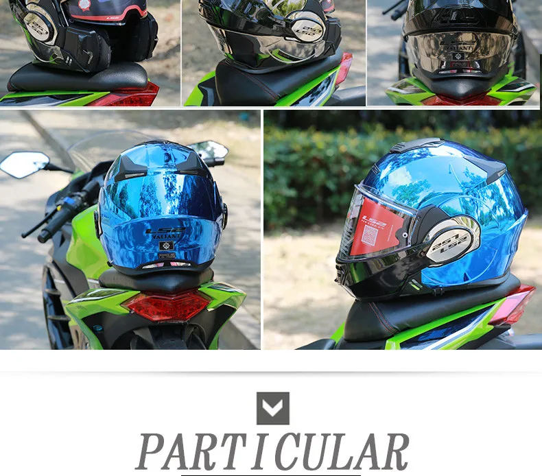 LS2 FF399 флип-ап мото rcycle шлем двойной козырек Аутентичные LS2 Valiant анфас шлемы moto capacete cascos