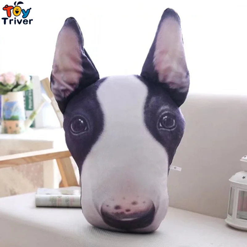 Плюшевая имитация Бультерьера Lottweiler чихуахуа игрушка для собаки мягкая подушка