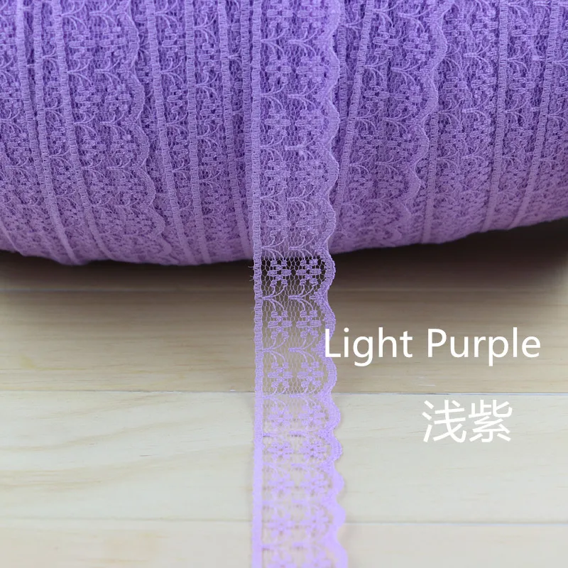 10 Yard/lot 25mm Unilateral Handicrafts Embroidered Net Lace Trim Ribbon white /black/pink/ red/ mint green/ purple diy lace F02 | Дом и сад