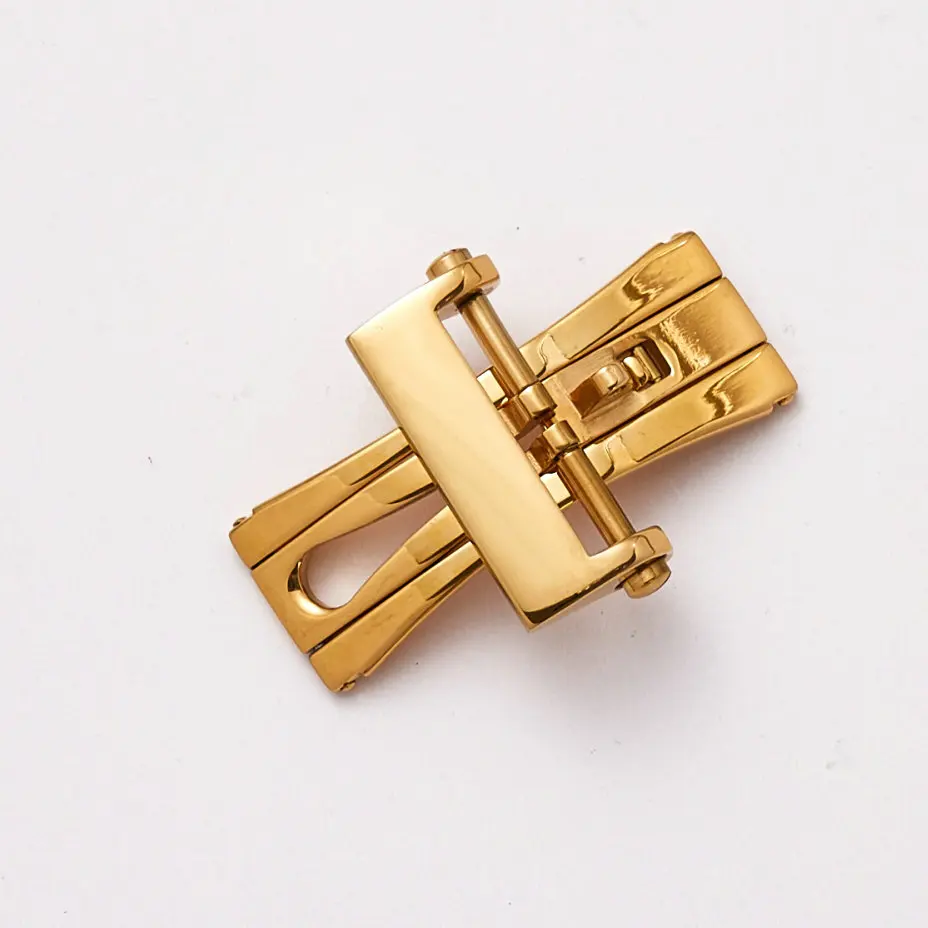 Plus Strap Stainless Steel Watchband Deployment Butterfly Buckle Folding Clasp for Watches Accessories 20 22 mm | Наручные часы