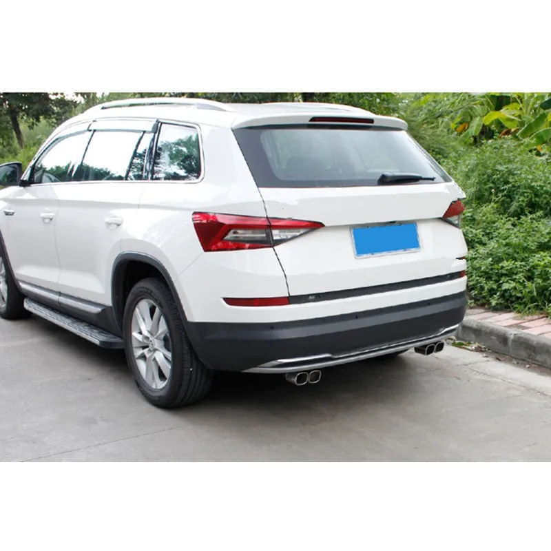 Автомобиль-Стайлинг для SKODA KODIAQ(исключая 2,0 автомобиль) выхлопная труба хвост горло украшения из нержавеющей стали