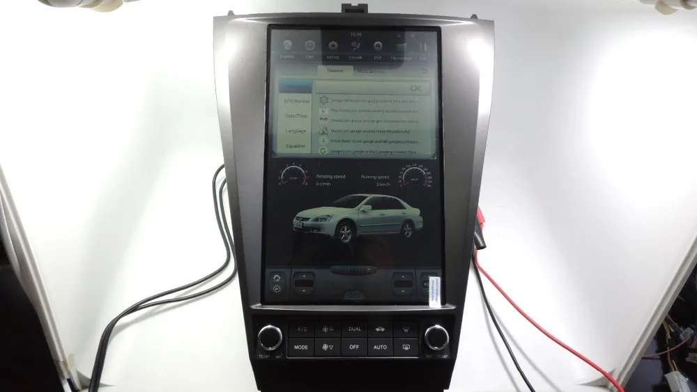 "YOKOTRON" 12," Telsa стиль сенсорный Android 7,1 Автомагнитола RDS для Honda Accord 7 CL7 2003-2007+ gps