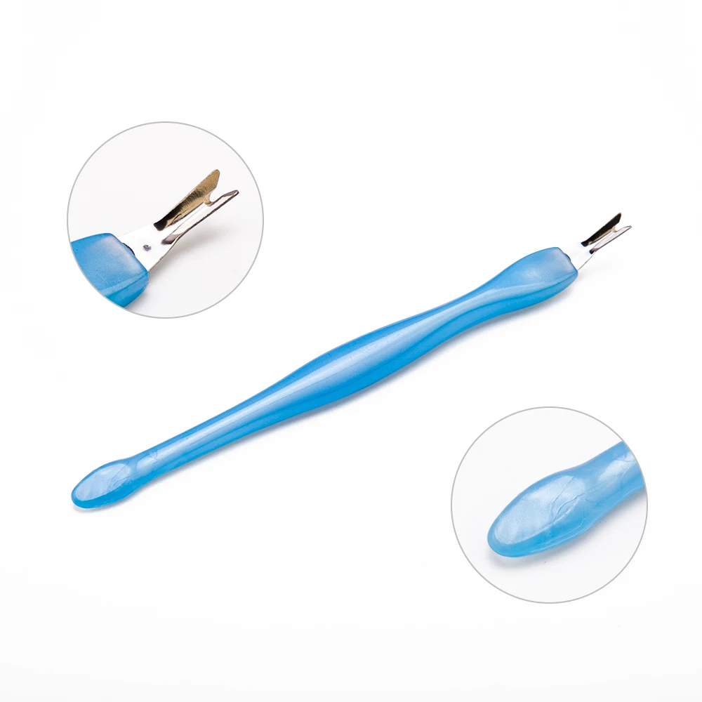 5pc Stainless Steel Cuticle Pusher Dead Skin Removal Fork Trimmer Peeling Knife Cuticle Remover Manicure Pedicure Tools