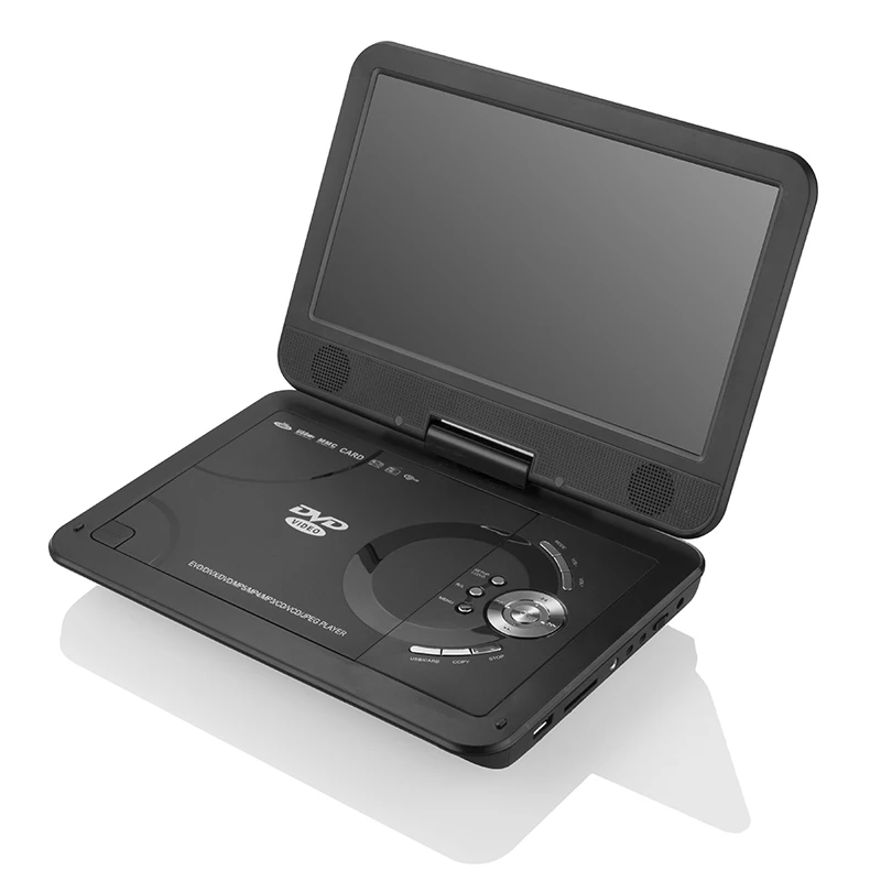 LONPOO Портативный DVD плеер RCA автомобиля Зарядное устройство 10 1 дюймов поворотный