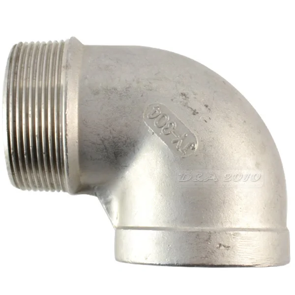 

MEGAIRON BSPT 1-1/2 "DN40 нержавеющая сталь SS304 Женский-мужской уличный коленчатый резьбовой фитинг трубы для воды газа масла