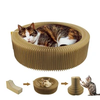 cat scratcher cardboard collapsible cat toys scratcher lounge bed interactive cat kitten scratching pad toy play pet products