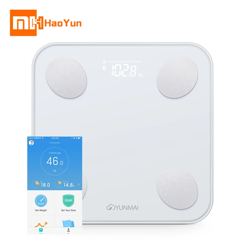 YUNMAI Mini 2 баланс Smart средства ухода за кожей жира весы умный анализ данных