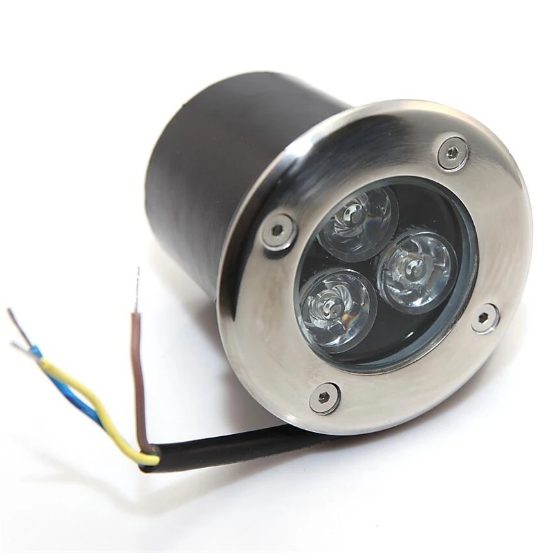 Бесплатная доставка Розничная 3*3 Вт Сид Подземный Лампы/привело подземный