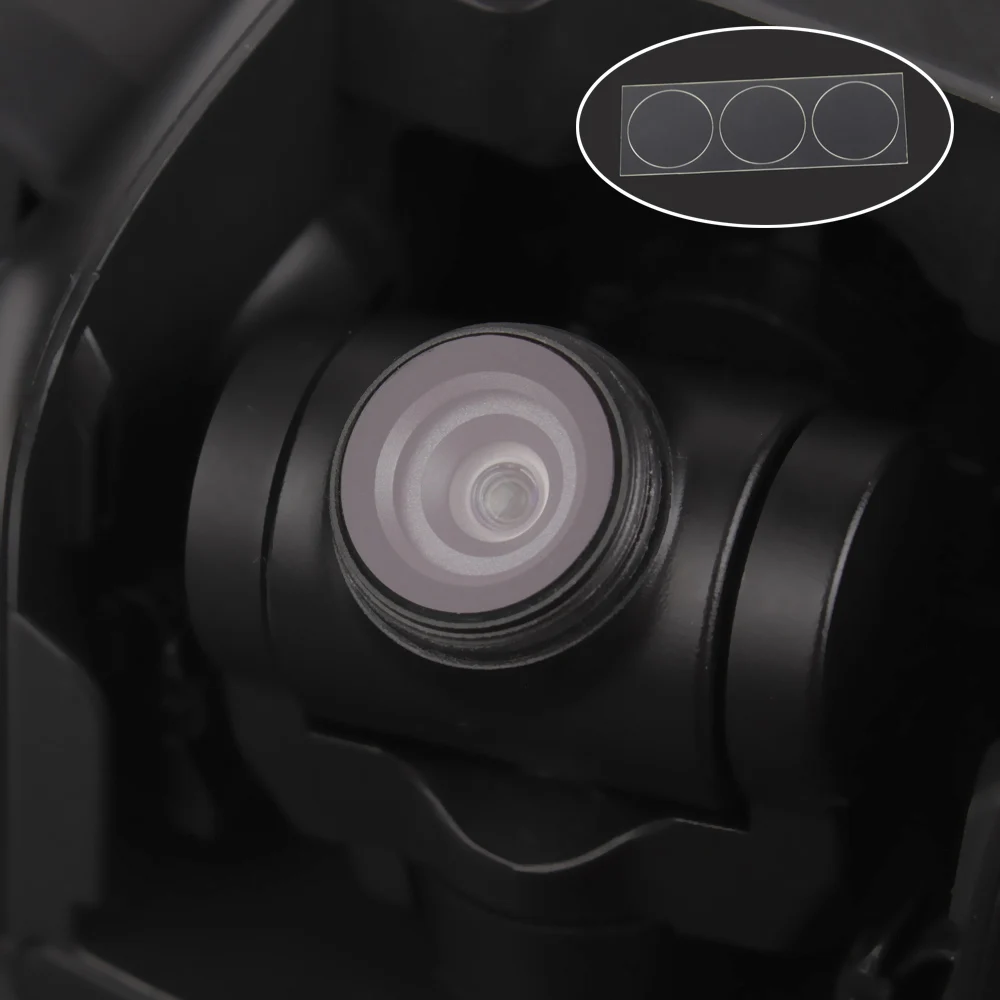 3 шт. пленка для объектива камеры из стекловолокна Защитная пленка для DJI Mavic Air Drone аксессуары запасные части