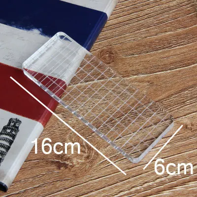 160 x 60 mm 1 шт. прозрачный акриловый DIY штампы ручка, ручной работы скрапбук фотоальбом Декор комбинация мягкие Аксессуары для печатей инструменты - Цвет: 160 x 60 mm