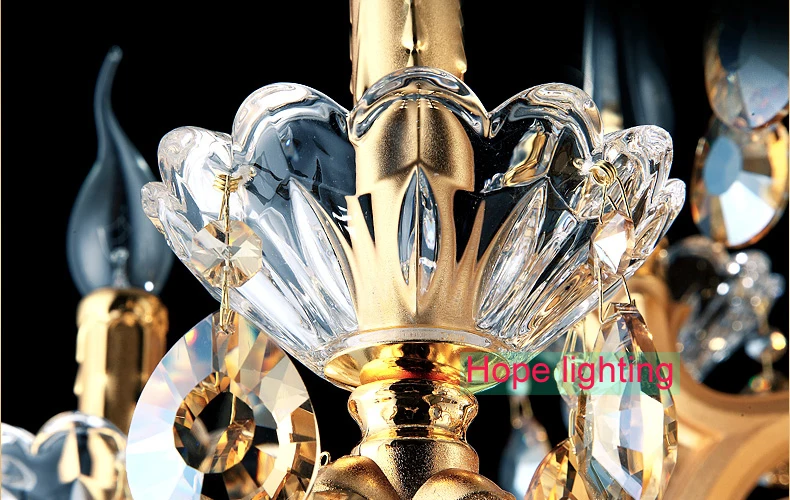 Богемский хрусталь люстра традиционный старинные люстры бронза и латунь