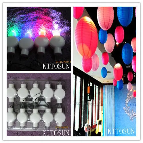 

50pcs/lot Multicolor Led Round paper lantern Light paper lanterns lamps festival wedding decoration party lanterns lighting