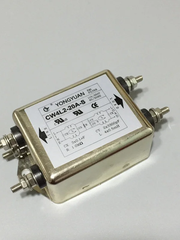 Силовой фильтр CW4L2-20A-S двойной фильтр AC DC CW4L2-10A-S