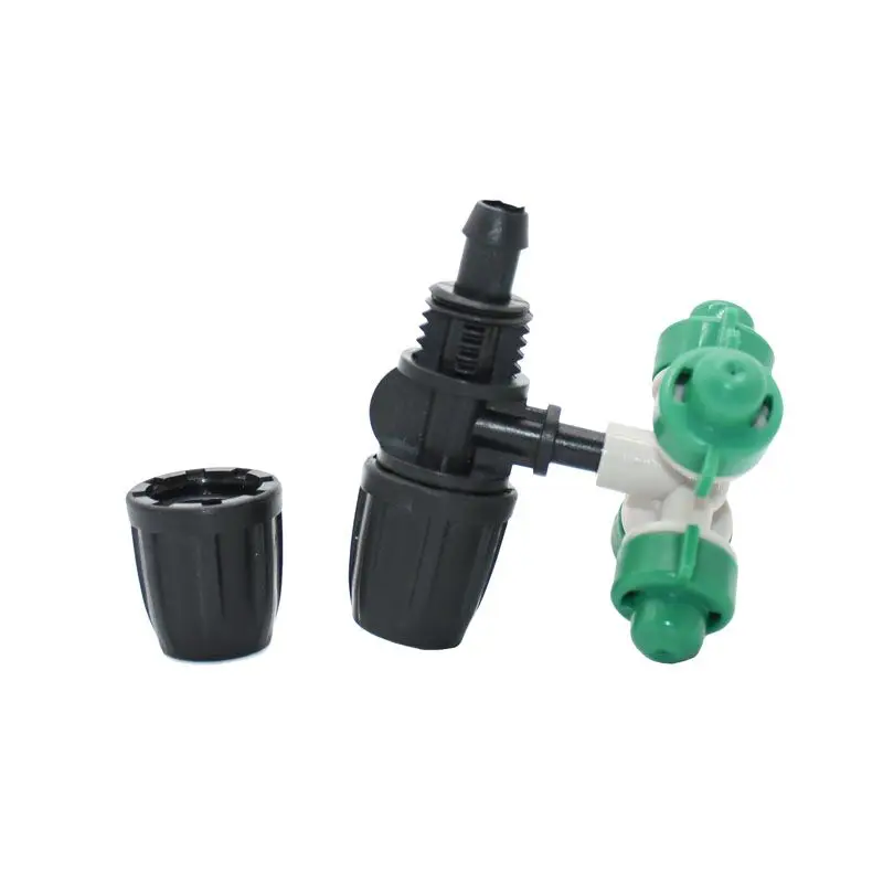 Капельное орошение для теплицы скрещенная насадка воды разбрызгиватель сада 8/11