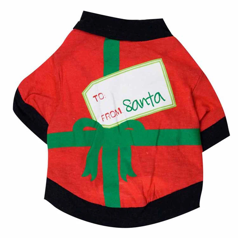 Hoomall/Рождественские конверты высокого качества с милой собачкой футболки одежда
