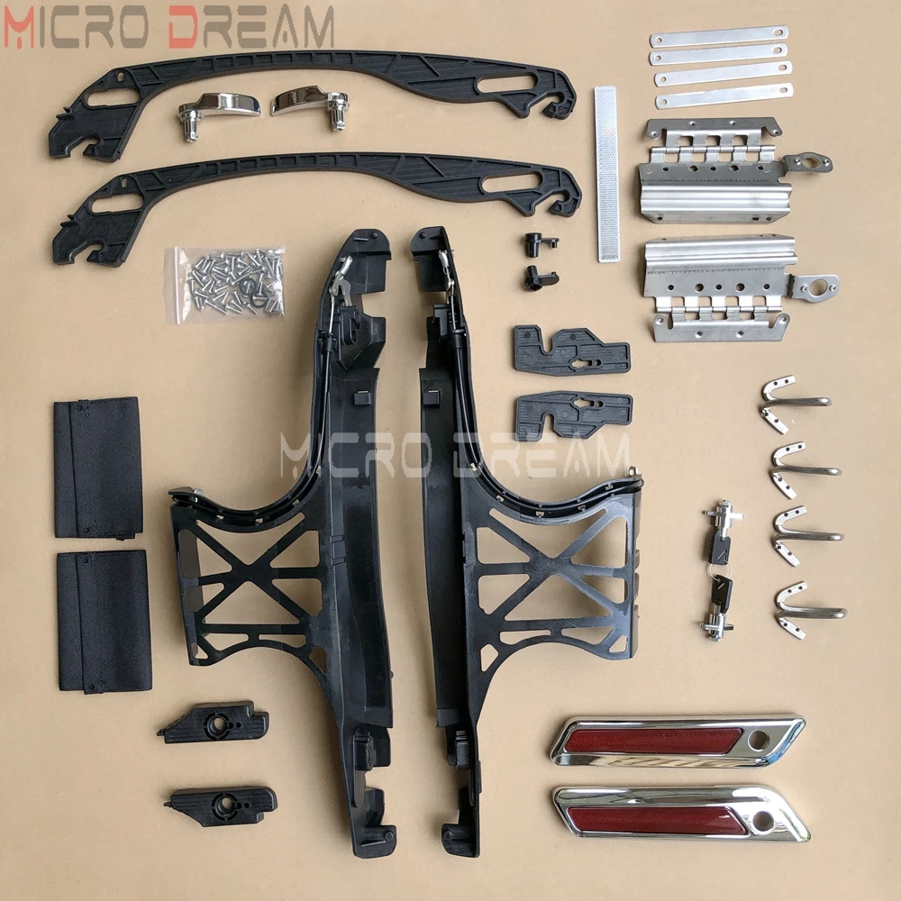

Задняя сумка с креплением и замком для Harley Touring Road King FLT FLHR FLHT FLHX FLHRC FLHTCU 2014-2018