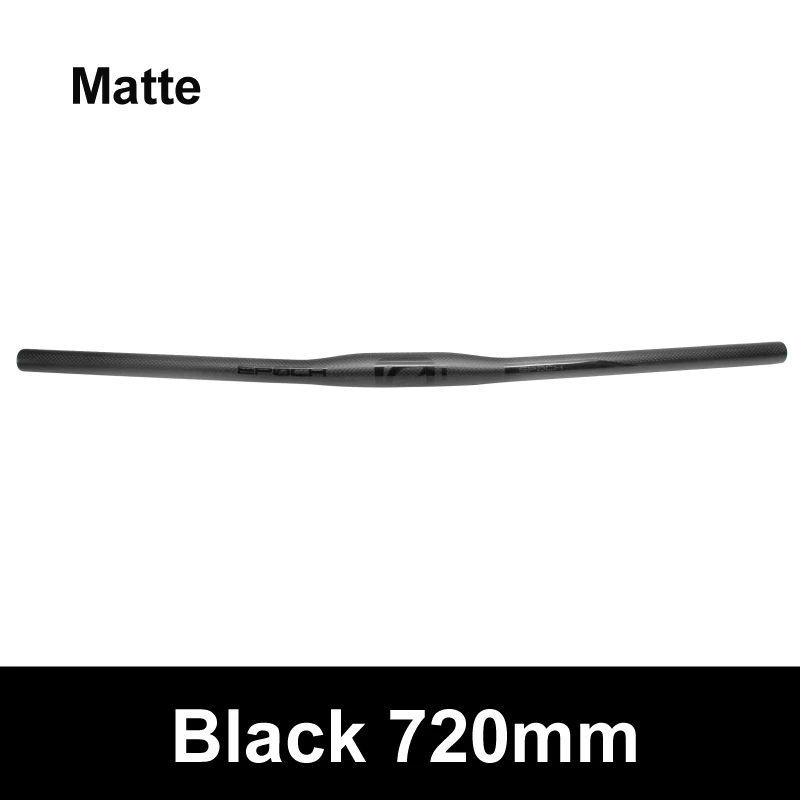 Flat 720mm Ullicyc MTB углеродный фрибер руль для велосипеда плоский или подъемный руль для горного велосипеда 31,8*580/600/620/640/660/680/700/720/740/ - Цвет: Flat 720mm