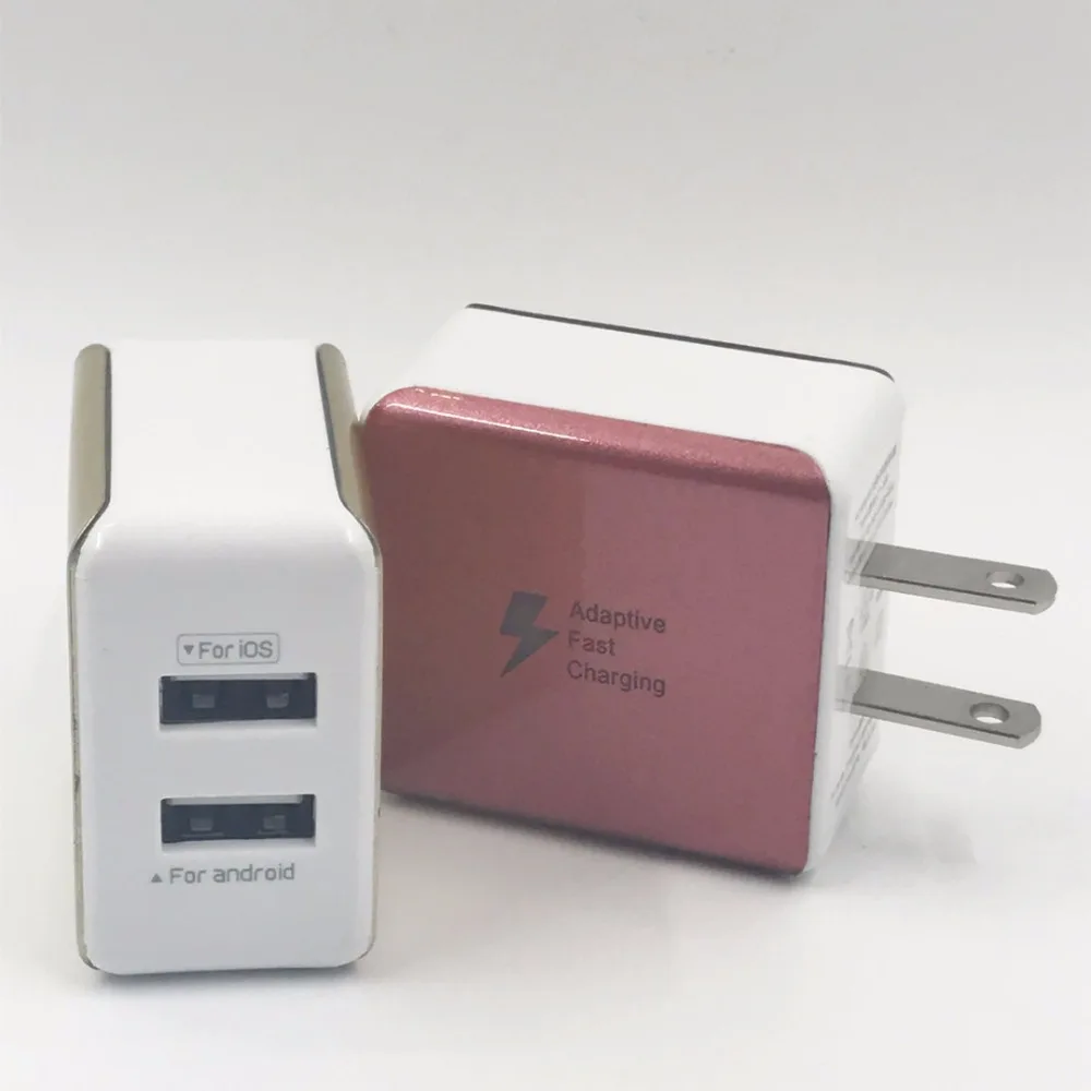 WGX 2 USB зарядное устройство для iPhone мобильного телефона двойное быстрое настенное