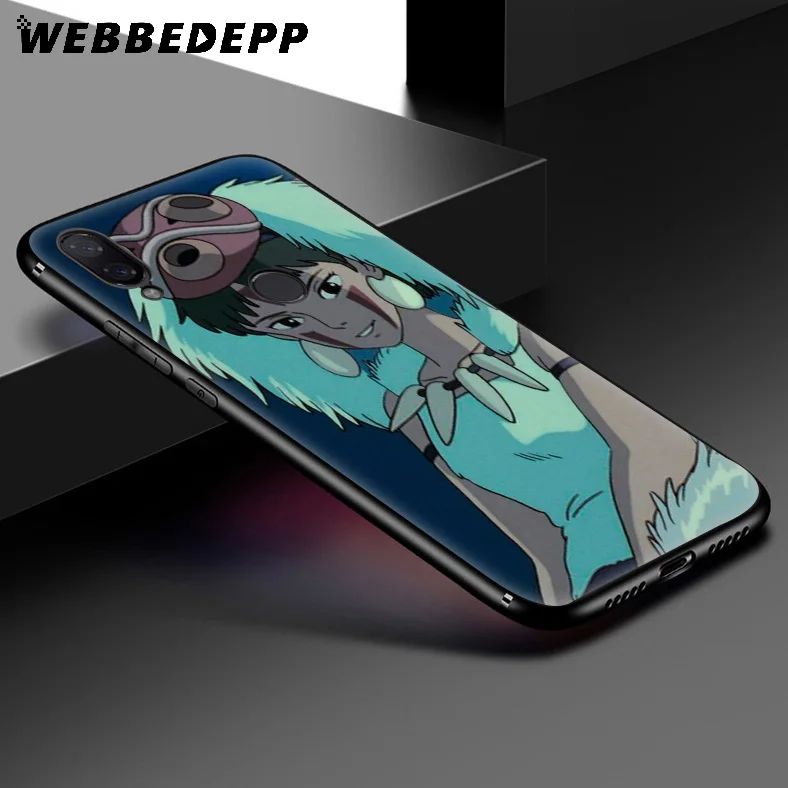 WEBBEDEPP Princess Mononoke Soft Case for Xiaomi Redmi K20 7A 4A 4X 5 5A 6 6A S2 Note 8 4 7 Pro Plus Prime |