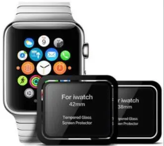 Защитная пленка для экрана Apple Watch SE Series 6 5 4 3 из закаленного стекла 40 мм 44 38 42 фото |