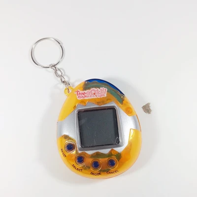 transparen yellow Горячее предложение! Распродажа! Электронные питомцы игрушки 90S ностальгические 49 домашних животных в одном виртуальном кибер домашних животных игрушка смешной тамагочи - Цвет: transparen yellow