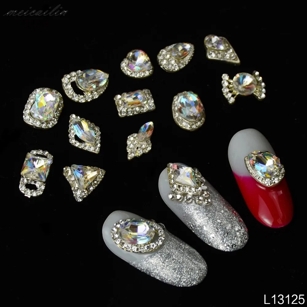 1 колесо кристаллы для ногтей Rhinstones AB Flatback DIY украшения дизайна Маникюрные Nailart