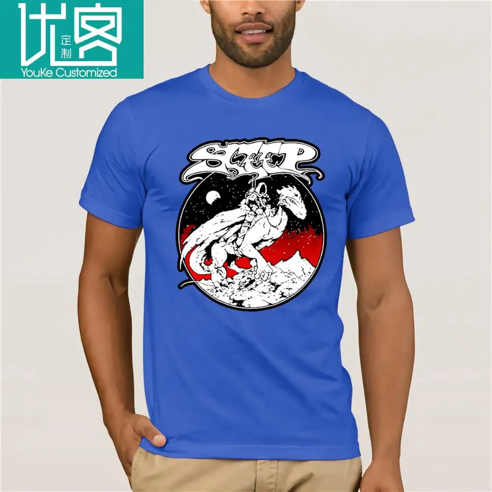 SLEEP DRAGONAUT Stoner Doom Band Black and White T-shirt (XS-3XL) Cool Casual pride t shirt men Unisex New Fashion tshirt | Мужская