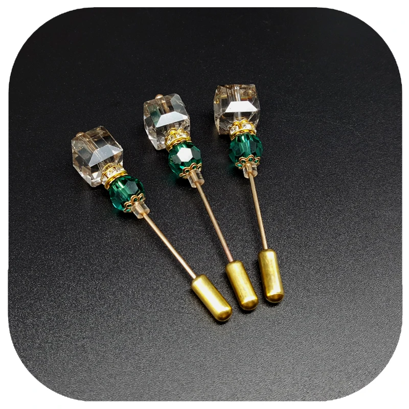 Роскошные бусины-стразы хиджаб шпильки Новая мода нагрудные булавки для