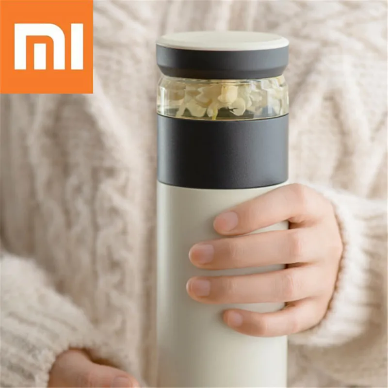 Xiaomi Fun Home портативная Вакуумная чашка для воды 520 мл для путешествий на открытом воздухе, разделительная бутылка для чая, теплая полипропиленовая кружка Thermas