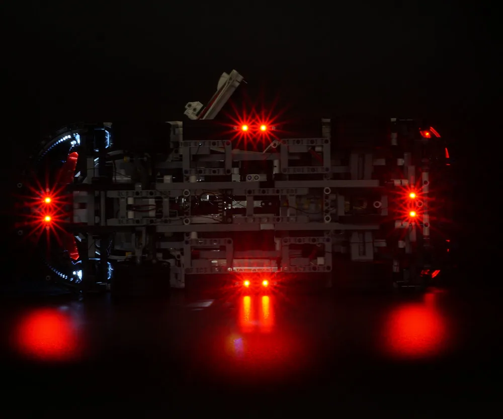 Светодиодная лампа для 42096 серии Technic Белый Супер гоночный автомобиль набор строительных блоков Кирпичи совместимы с 20097