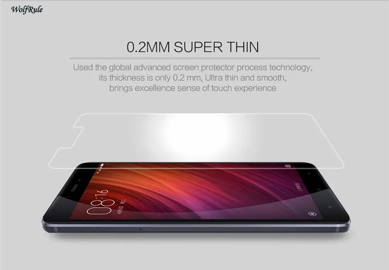 WolfRule 2 шт. для стекла Xiaomi Redmi Note 4X защита экрана закаленное стекло пленка телефона |