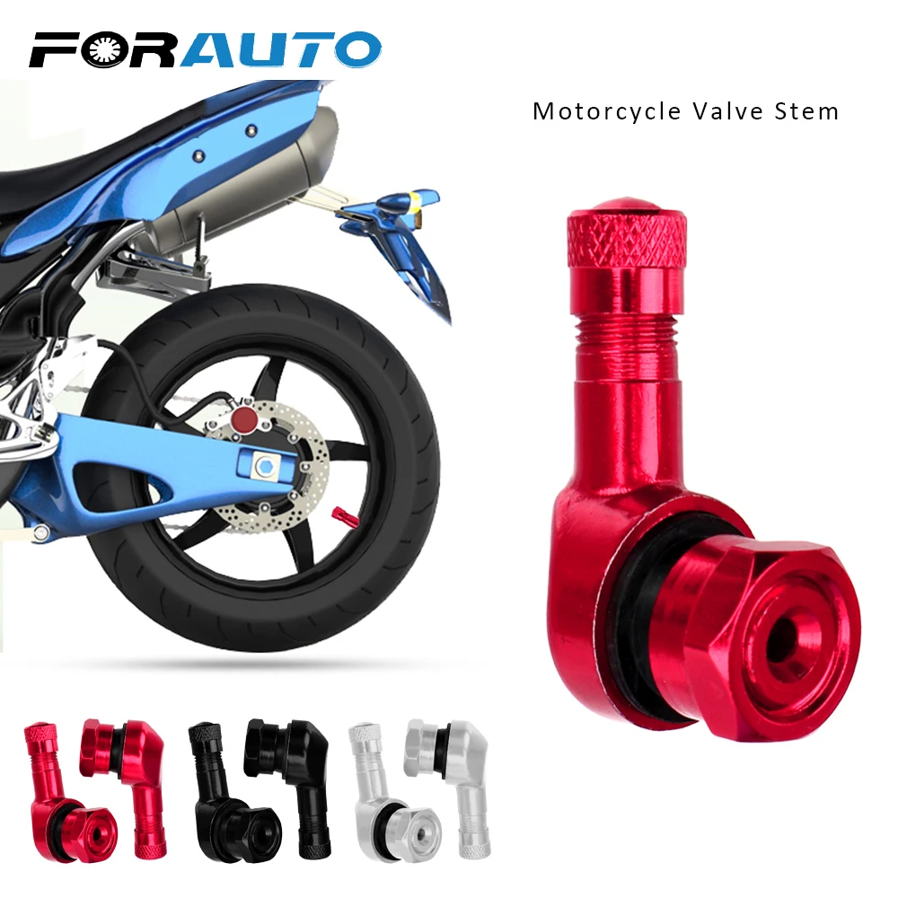 

FORAUTO 1 пара алюминиевых стержней клапана мотоцикла 11,3 мм 90 градусов угол колеса бескамерные стержни клапана аксессуары для шин