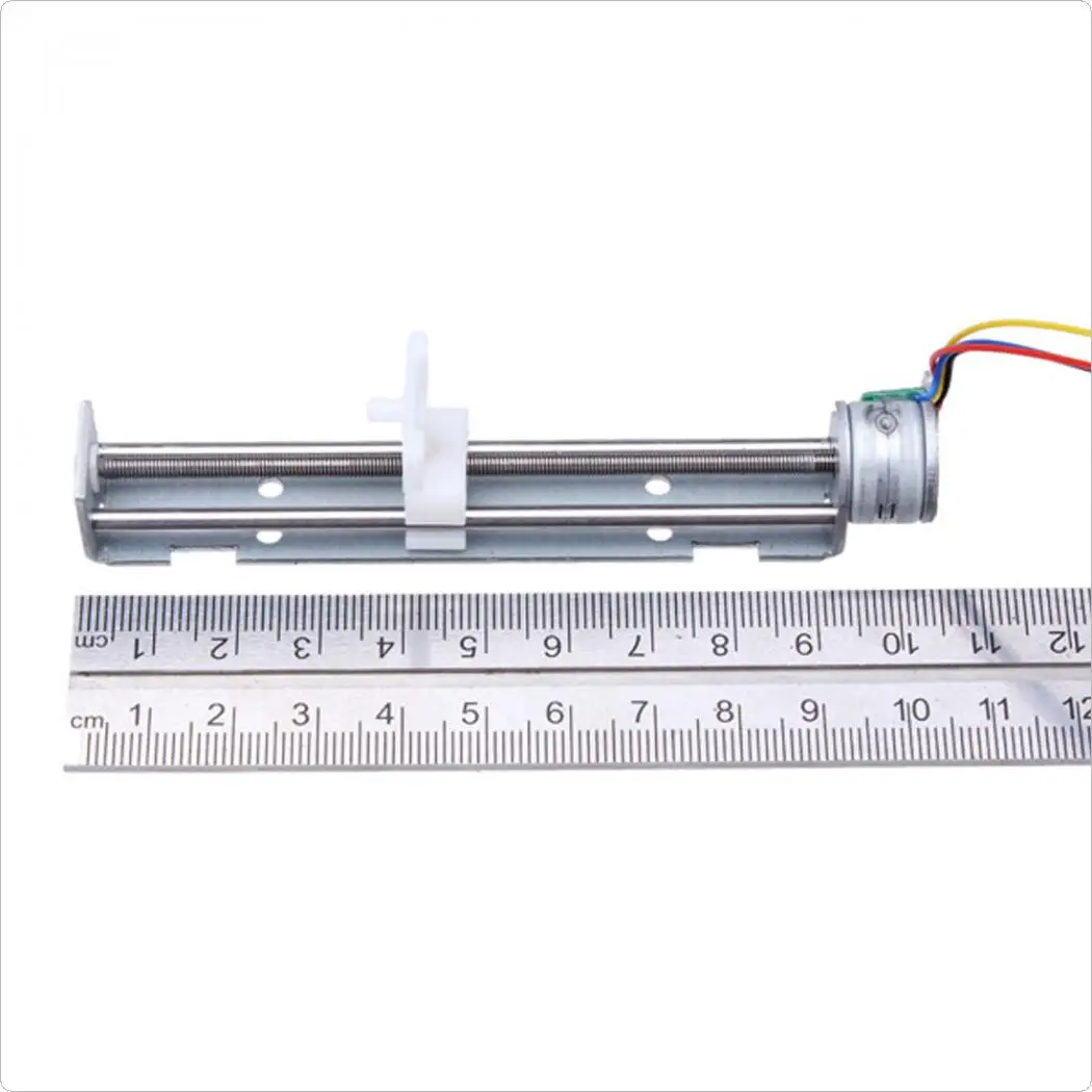 DC Motor 18 Degree Stepper Screw with Nut Slider + 2 Phase 4 Wire of 4-9V/500mA Driving Voltage | Обустройство дома