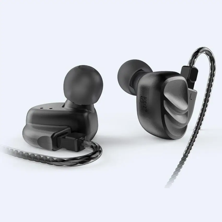 BQEYZ KC2 2BA + 2DD Гибридный привод металлические наушники вкладыши HIFI DJ монитор для
