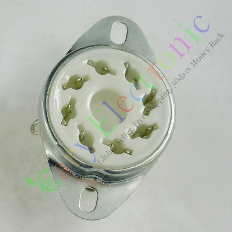 Оптом и в розницу 20 шт. 8pin Керамика вакуумная трубка гнездо восьмеричный клапан