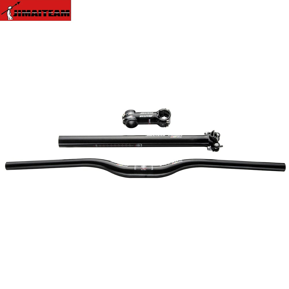 Велосипедный руль JIMAITEAM из углеродного волокна для горного велосипеда дорожного