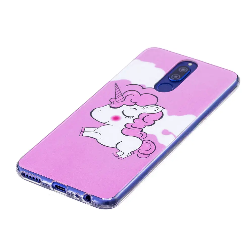 Светящиеся Чехлы Коврики 10 Lite Мягкие TPU силиконовый IMD Глянцевая задняя для HUAWEI RNE