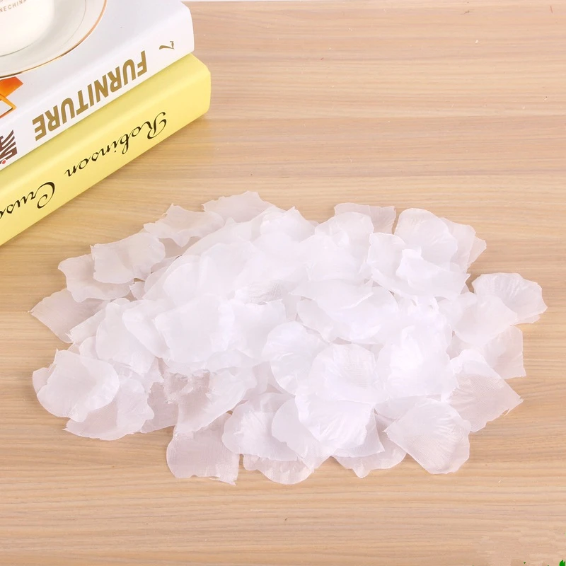 1500 шт./лот Свадебные аксессуары Искусственные лепестки цветы розы Лепестки