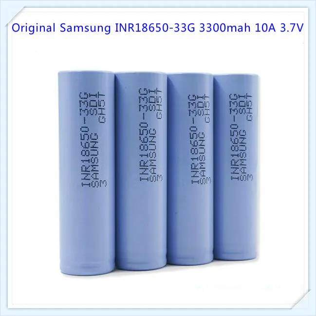 100% оригинал для Samsung INR18650 33G 3300 мАч 10A батарея электронной сигареты 3 7 В литий