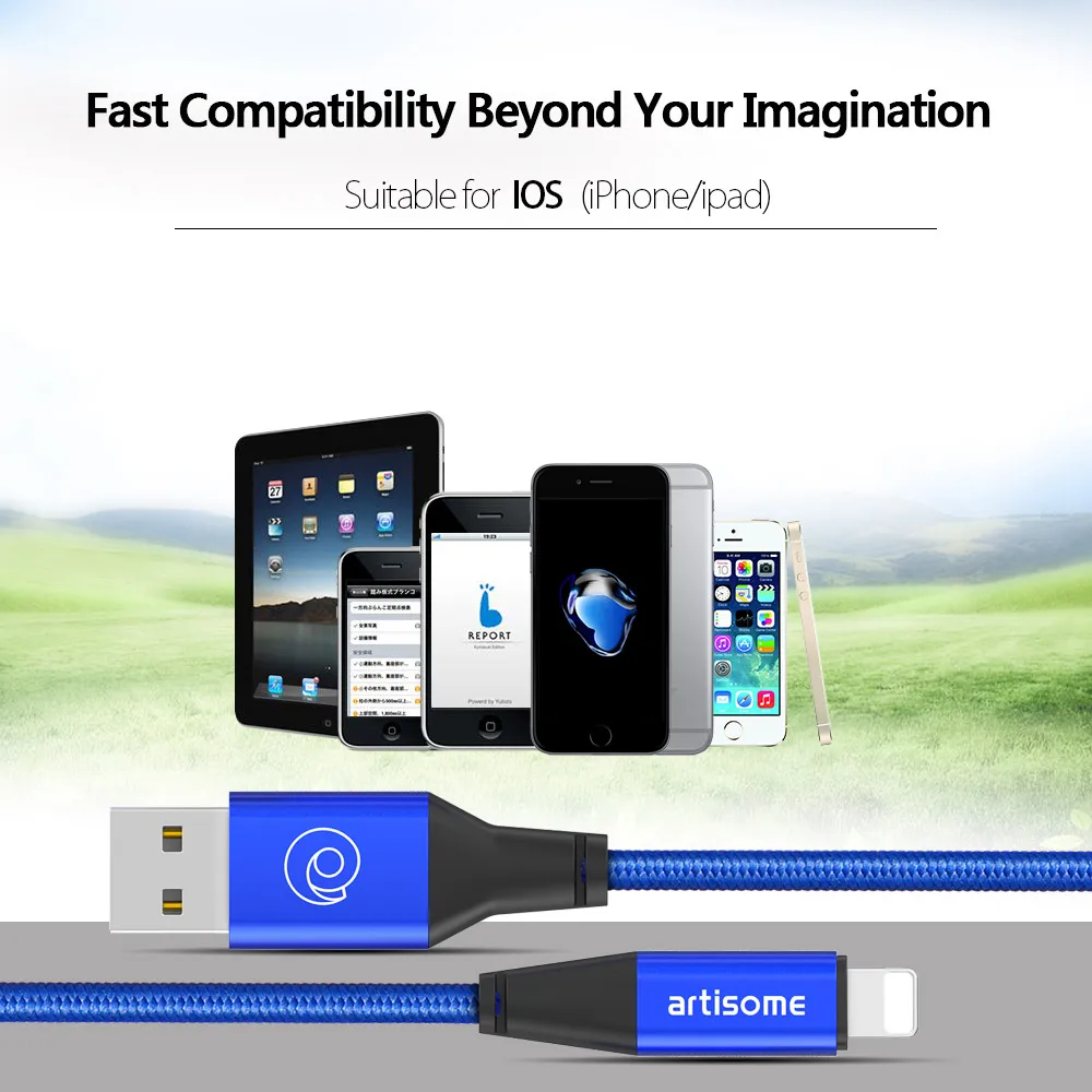 USB-кабель для iPhone XS MAX кабель быстрой зарядки X 8 7 6 s 2A и передачи данных