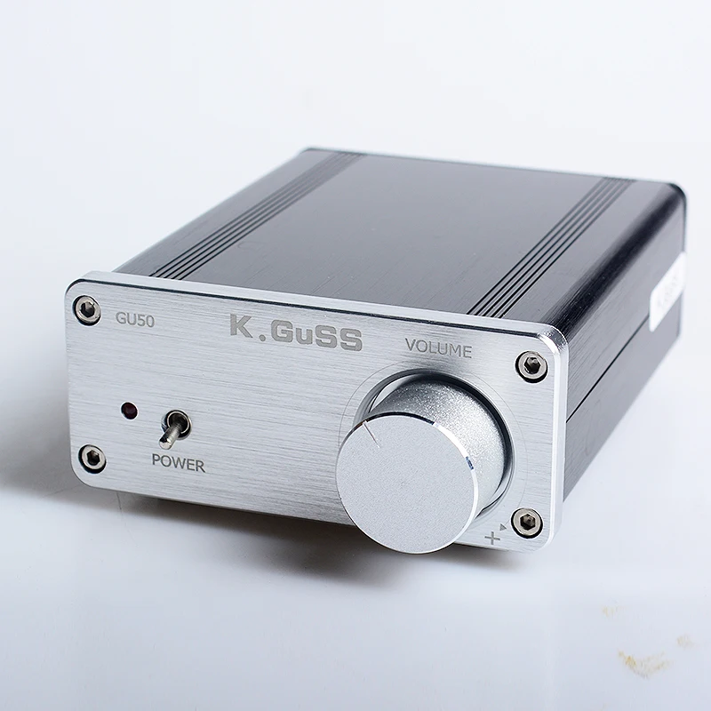 Новинка 2017 усилитель мощности K.GuSS GU50 HIFI 2 0 класса D TPA3116 Mini borne audio 2*50 Вт от 12 в пост.