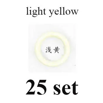 25set light yellow 25 наборов высокое качество металл латунь 9,5 мм зубчатая Кнопка Экологичные кнопки для ухода за кожей Поппер пряжки 20 Доступные цвета - Цвет: 25set light yellow