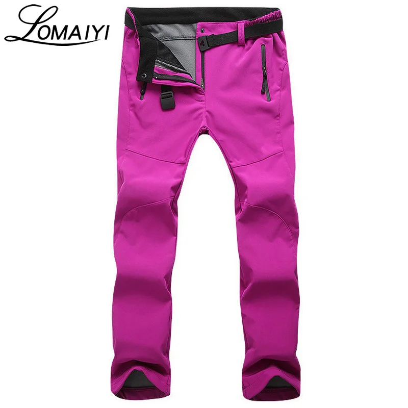 LOMAIYI женские повседневные брюки зимние теплые флисовые черные нижние российские