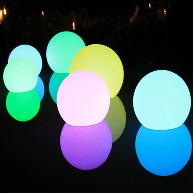 Водонепроницаемая светодиодная плавающая шаровая лампа для бассейна RGB