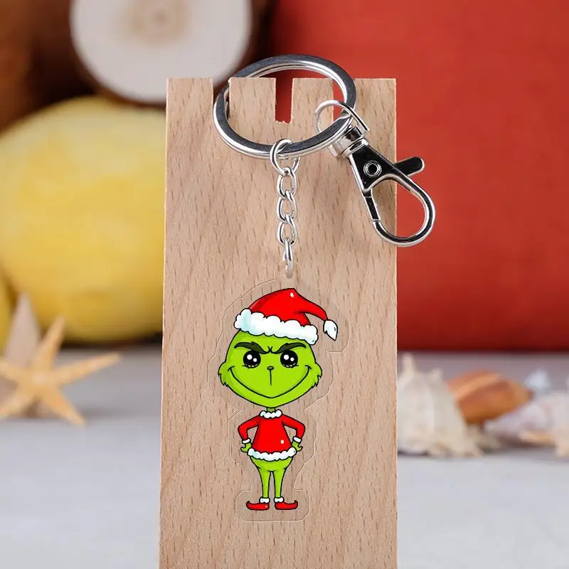 Американский фильм Grinch мультяшная фигура акриловый держатель для автомобильных